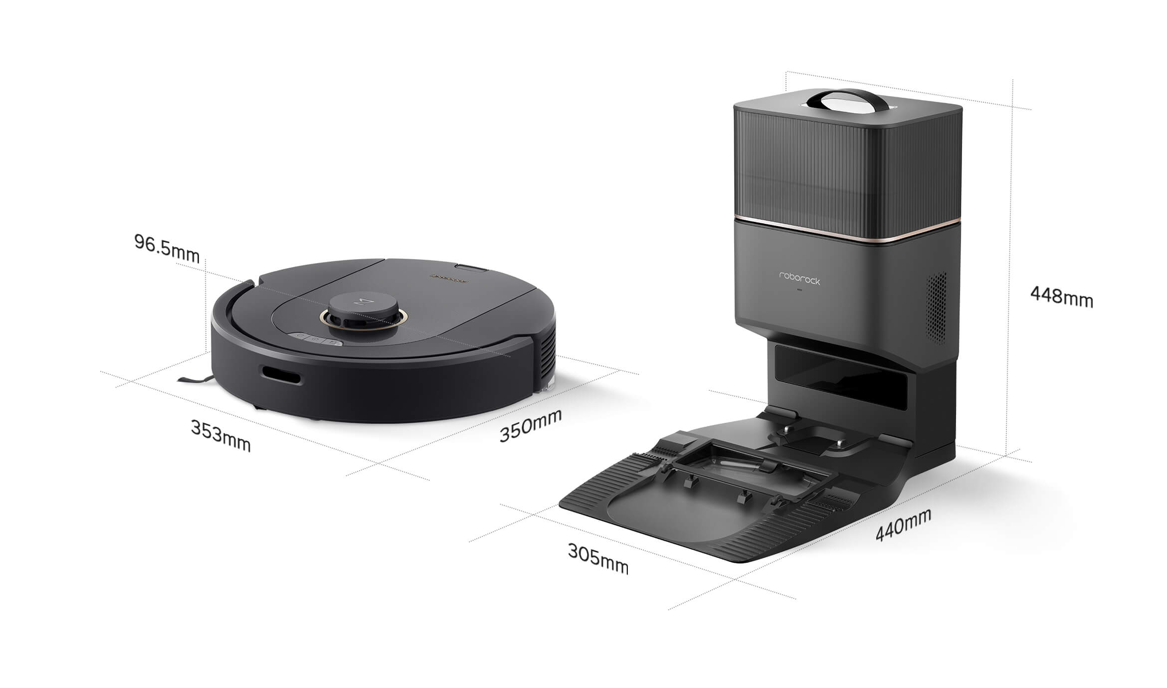 roborock q5 pro vacuum cleaner dimensions