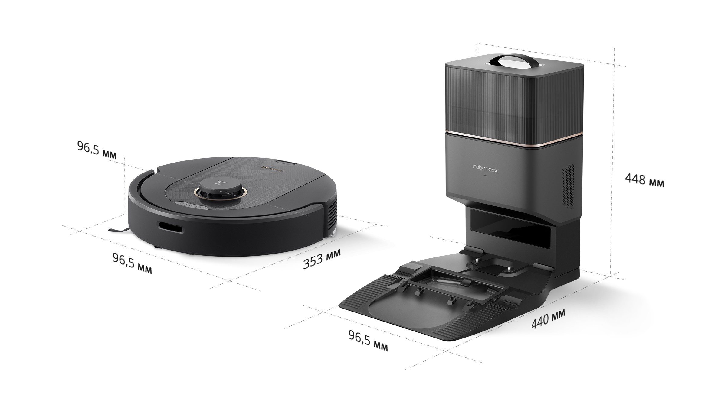 roborock q5 pro vacuum cleaner dimensions