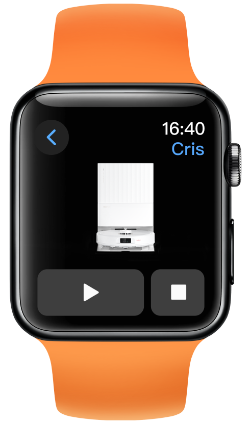 roborock qrevo maxv apple watch app