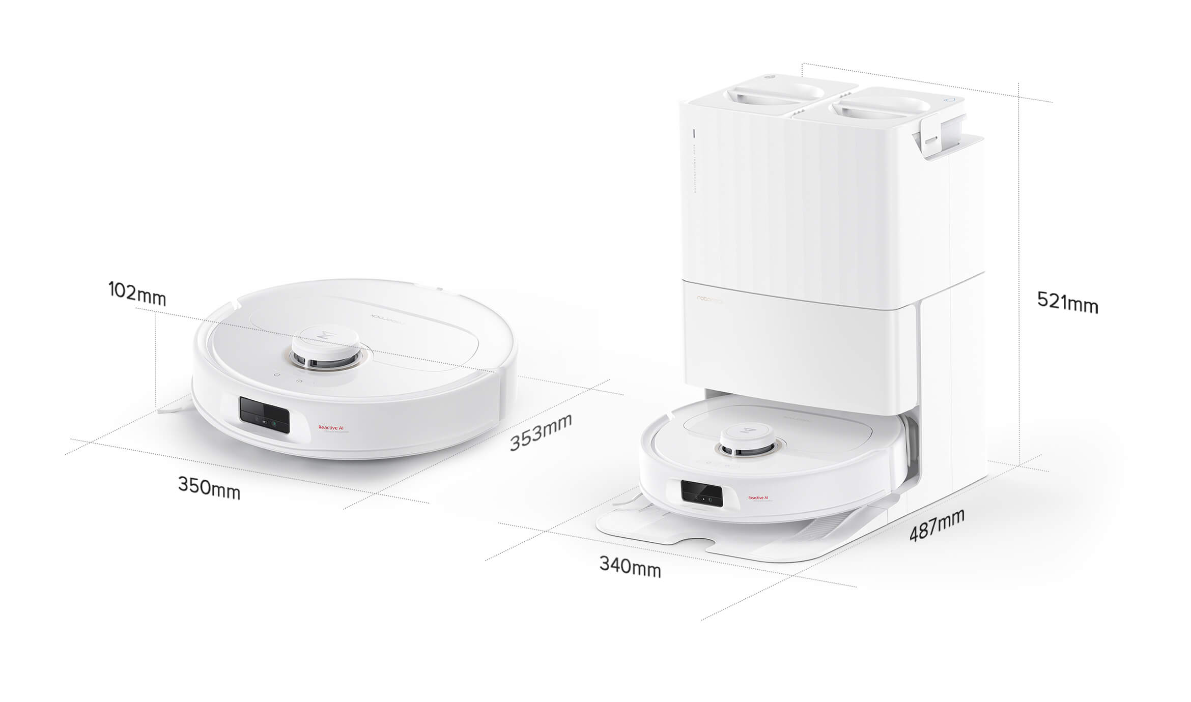 roborock qrevo maxv dimensions