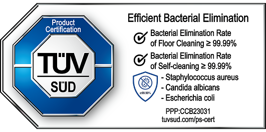 Bacterieverwijderingspercentage⁷