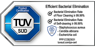 Bacterieverwijderingspercentage⁷