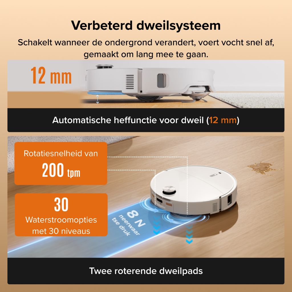 Roborock Qrevo Edge 2 Set Wit
