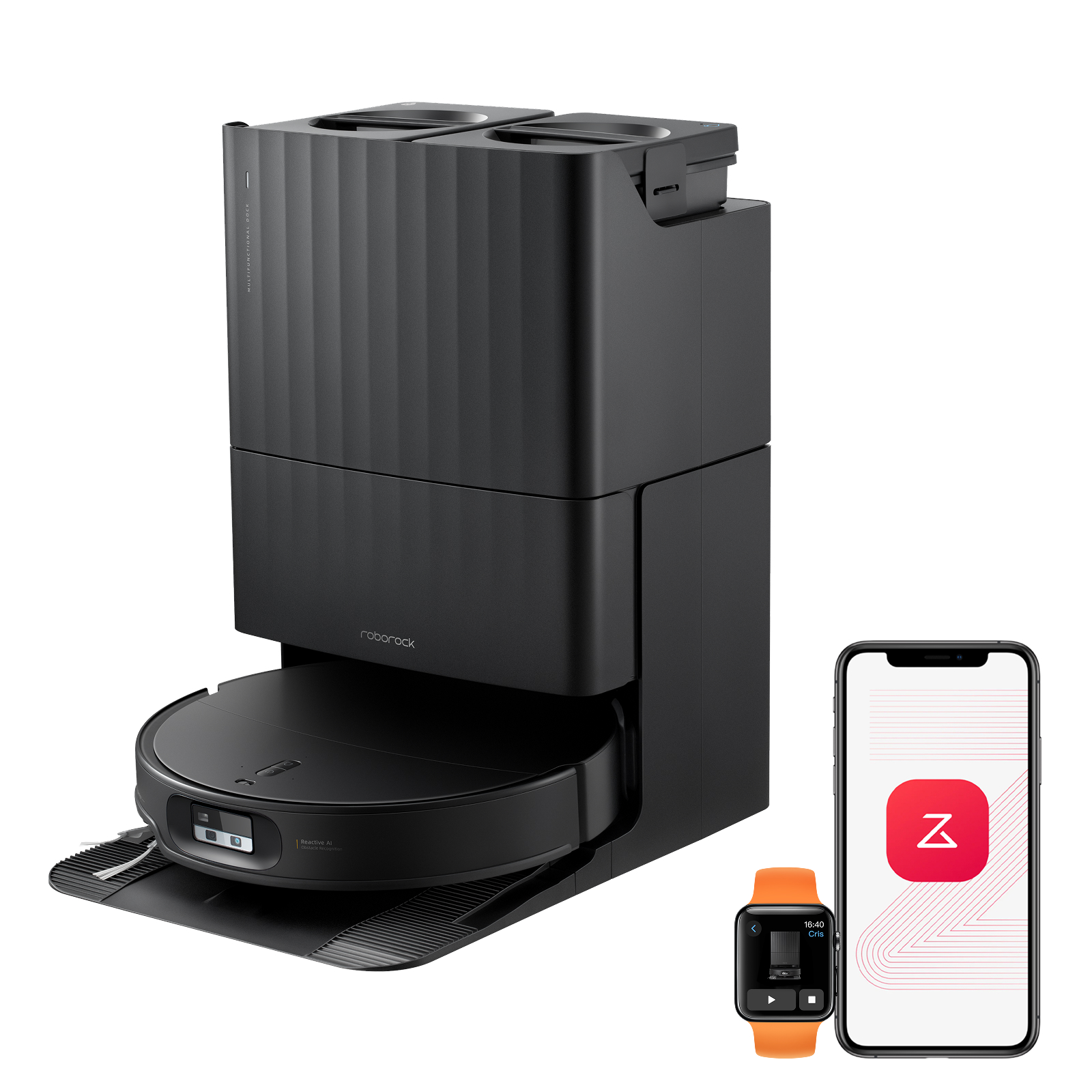 Roborock Qrevo Edge 2 - HyperForce-zuigkracht (25.000 Pa) en