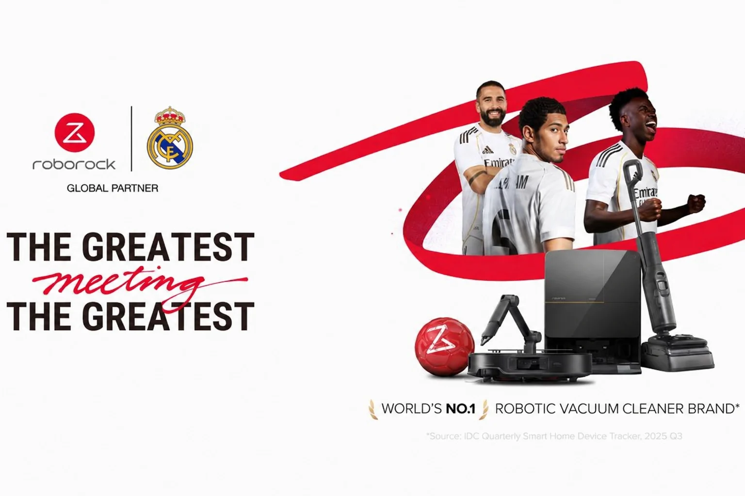 The Greatest Meeting The Greatest: Roborock joins hands with Real Madrid in strategic partnership with innovation at the core