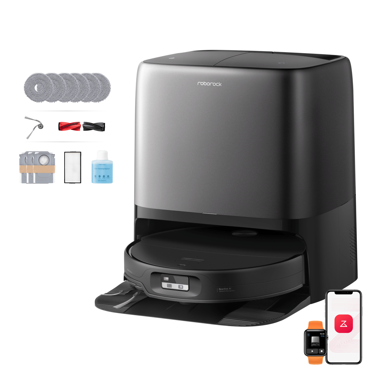 Roborock Saros 20 Neo (zwart)