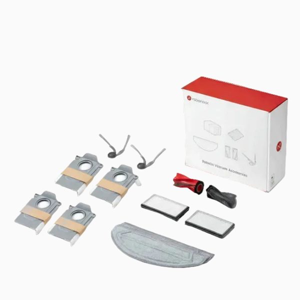 Roborock Accessoirepakket voor Saros 20 Sonic(Hoofdborstelset × 1, Zijborstels × 2, Filters × 2, Stofzakken × 4 en VibraRise-dweilpads × 2)